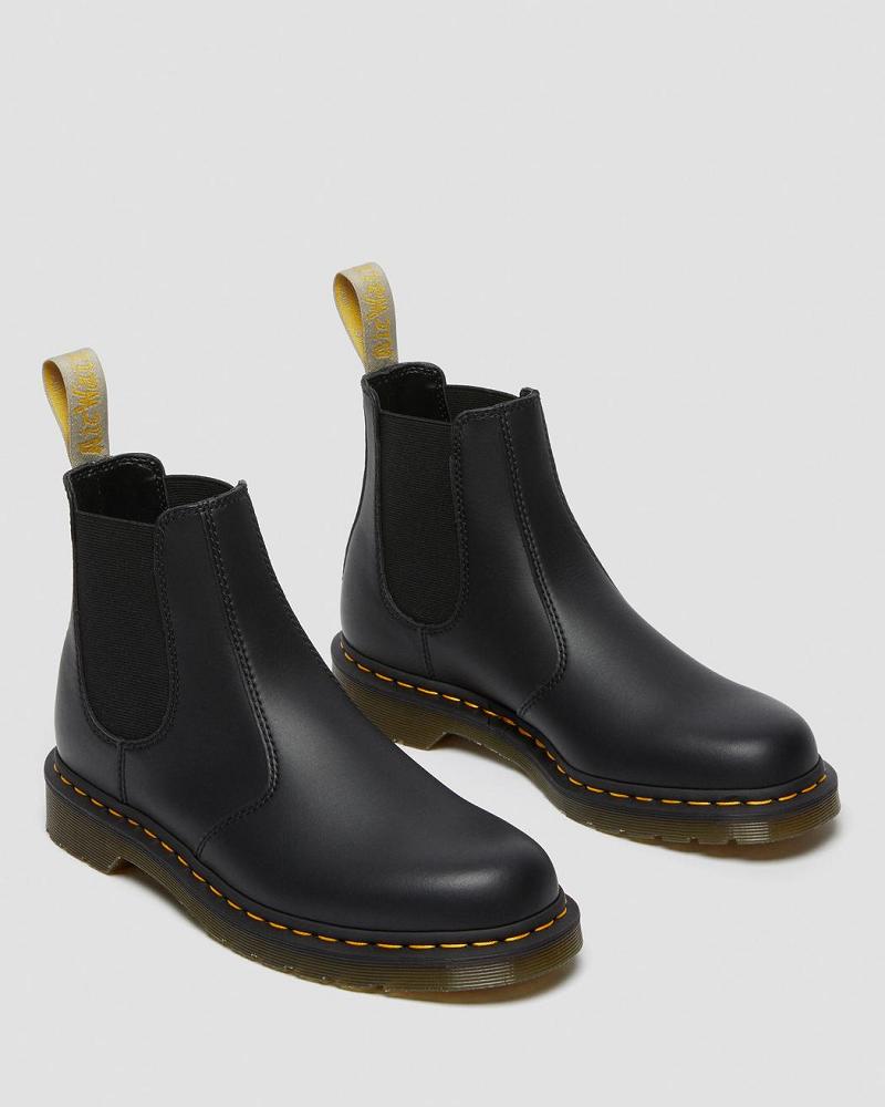 Men's Dr Martens Vegan 2976 Felix Ankle Boots Black | AU 456NWY